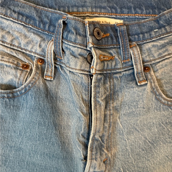 Abercrombie & Fitch Blue High Rise Jeans - Picture 3 of 5